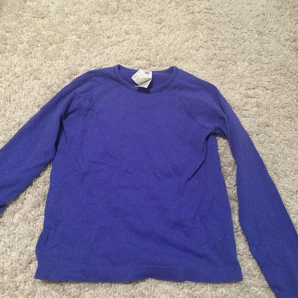 athlete long sleeve girls tee